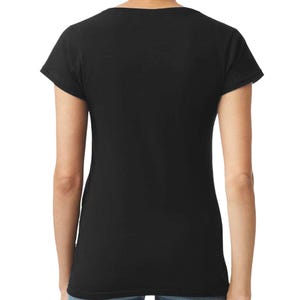 NASA Artemis 2 V-Neck Semi Fitted Women's Shirt Back
