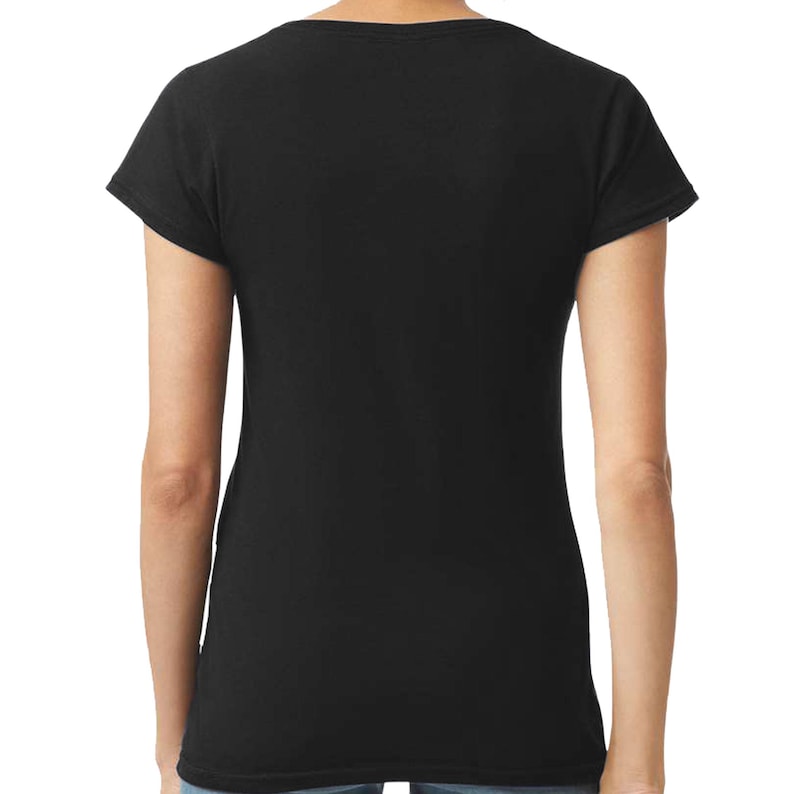 NASA Artemis 2 V-Neck Semi Fitted Women's Shirt Back