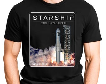 Camiseta de lanzamiento de Starship / Camiseta de algodón de SpaceX