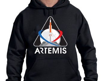 NASA Artemis 1 Mission Logo Hoodie | Space Exploration Apparel