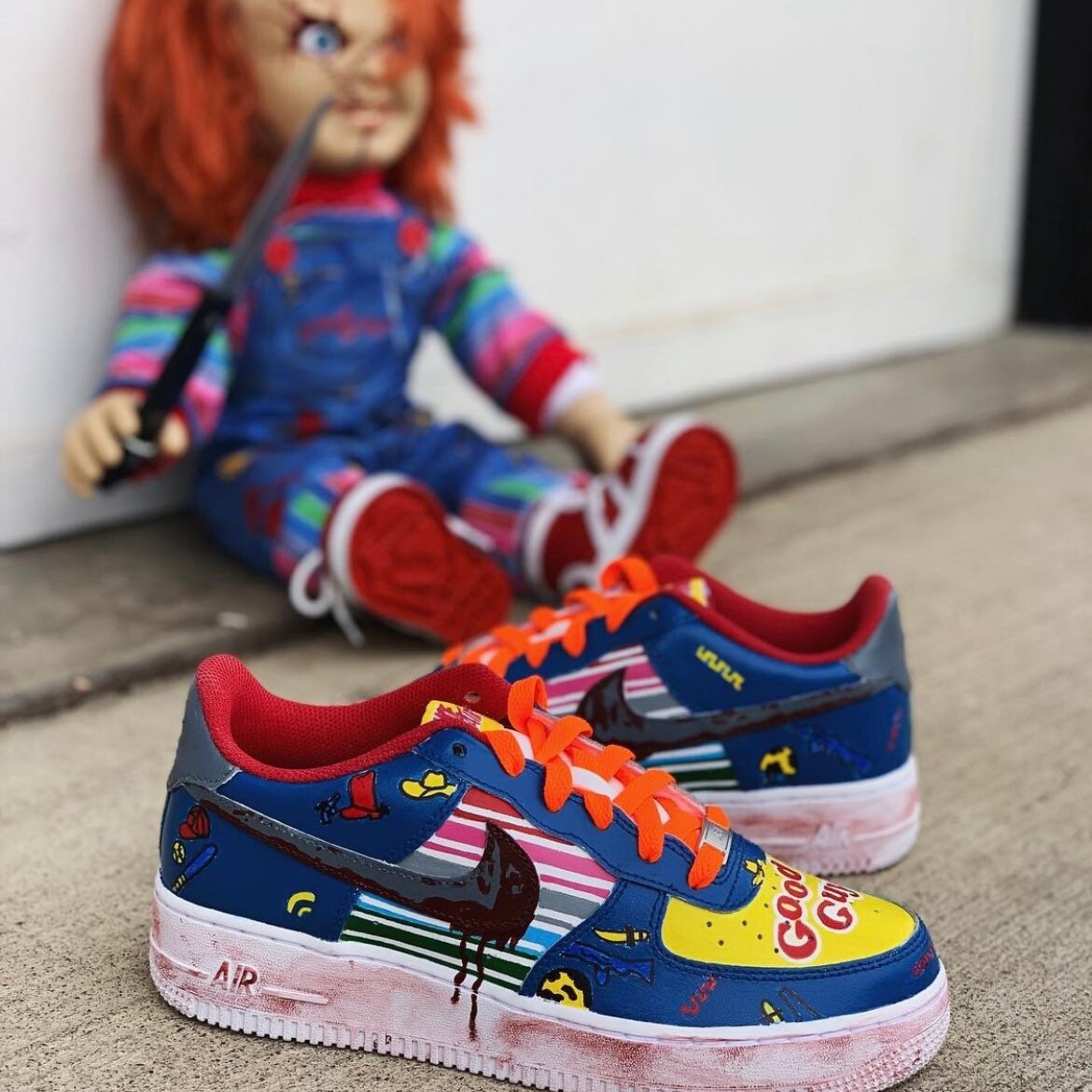 Chucky Custom Af1 - Etsy UK