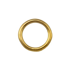 14K Gold Filled Closed Jump Ring l 4mm l 10 pcs | 20 Gauge l 1/20 14K Gold Filled l Thin Jump Ring l Jewelry Making l Perfect for fine work