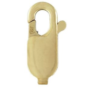 14K Gold Filled Lobster Claw Clasp no Ring | 4x10 14KGF Labster Claw Clasp | Jewelry DIY Gold filled | USA Product