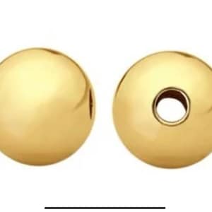 14KGF | 1pc 16mm 14K goud gevulde ronde naadloze kraal | 1/20 14K | Made is USA