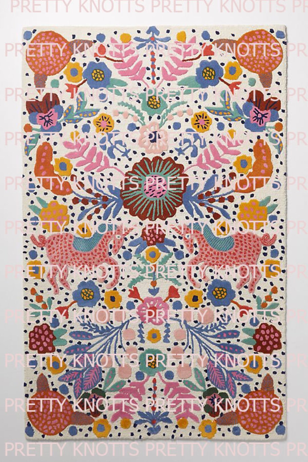 Hand Tufted Eden Rug Multi Colored Animal Print Rug High Low Etsy