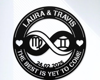 Engagement Gifts for Couple, Newly Engaged Gifts for Couple, Engagement Plaque, Personalized Custom Gift, Valentine's Day