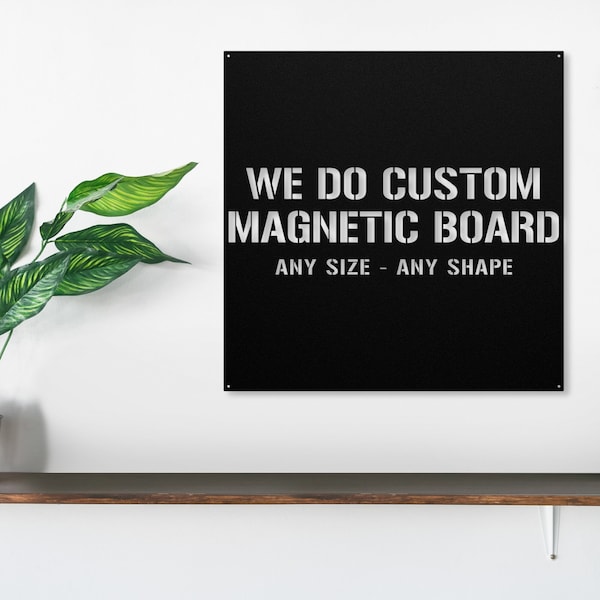 Custom Magnet Board, Custom Metal Board, Travel Magnet Board, Story Board, Home Office Bulletin Board, Keepsake Organization Board