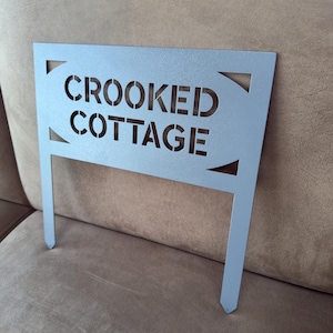 Yard Signs, Custom Business Sign with Stakes, Address Sign, Outdoor Driveway Sign, Metal Yard Sign with Stakes, Parking Sign