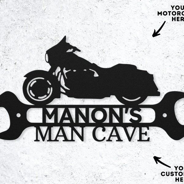 Motorcycle Sign Etsy