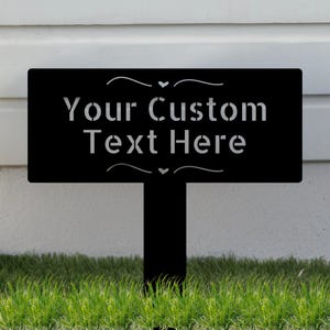 Personalized Memorial Tree Plaque with Stake, Custom Tree Metal Garden Marker, Tree Plaque Marker, Remembrance Plaque, Name Grave Marker