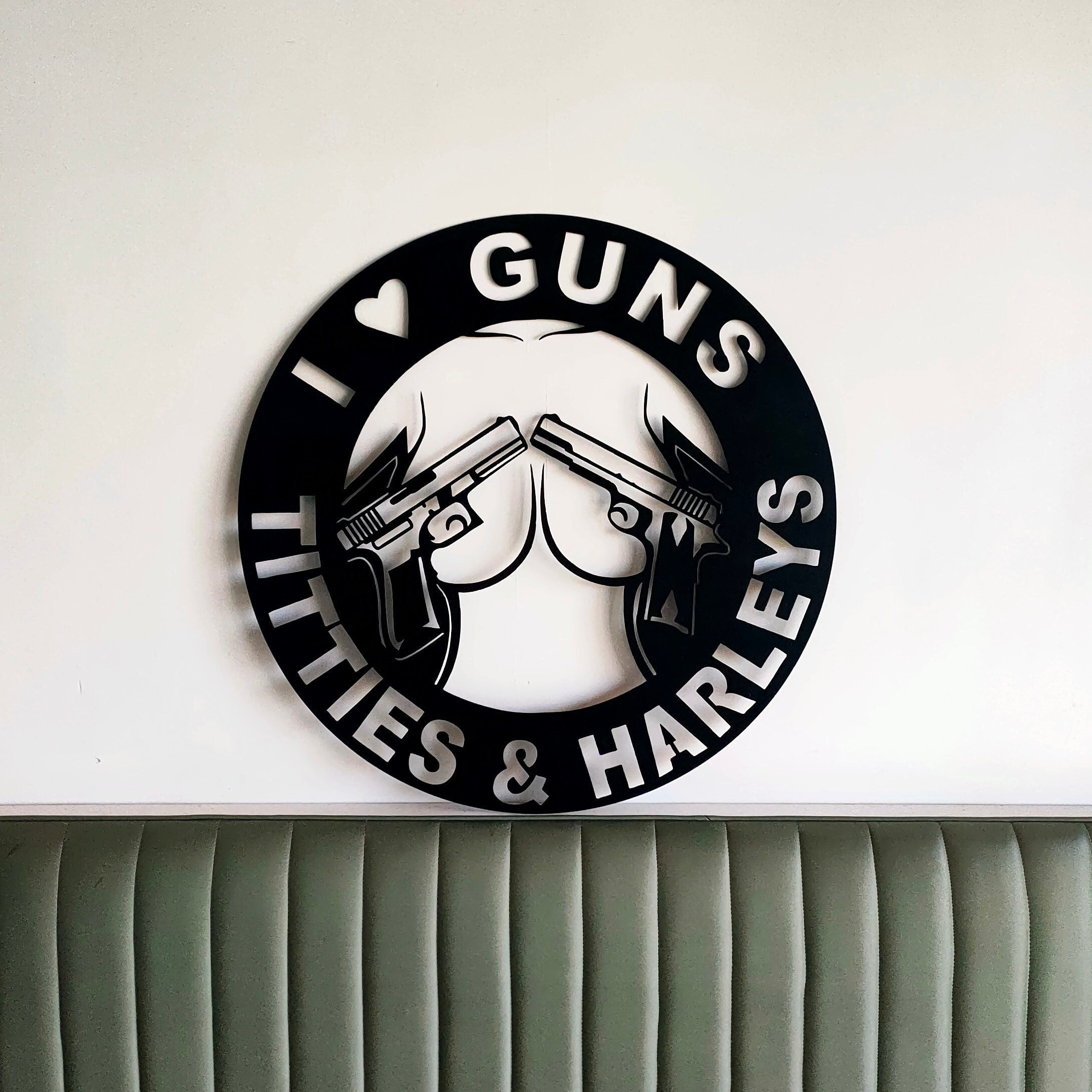 Personalized Garage Sign, Man Cave Sign, Motorcycle Decor, Gifts for Men, Gift for Boyfriend Husband, Biker Birthday Christmas Gift