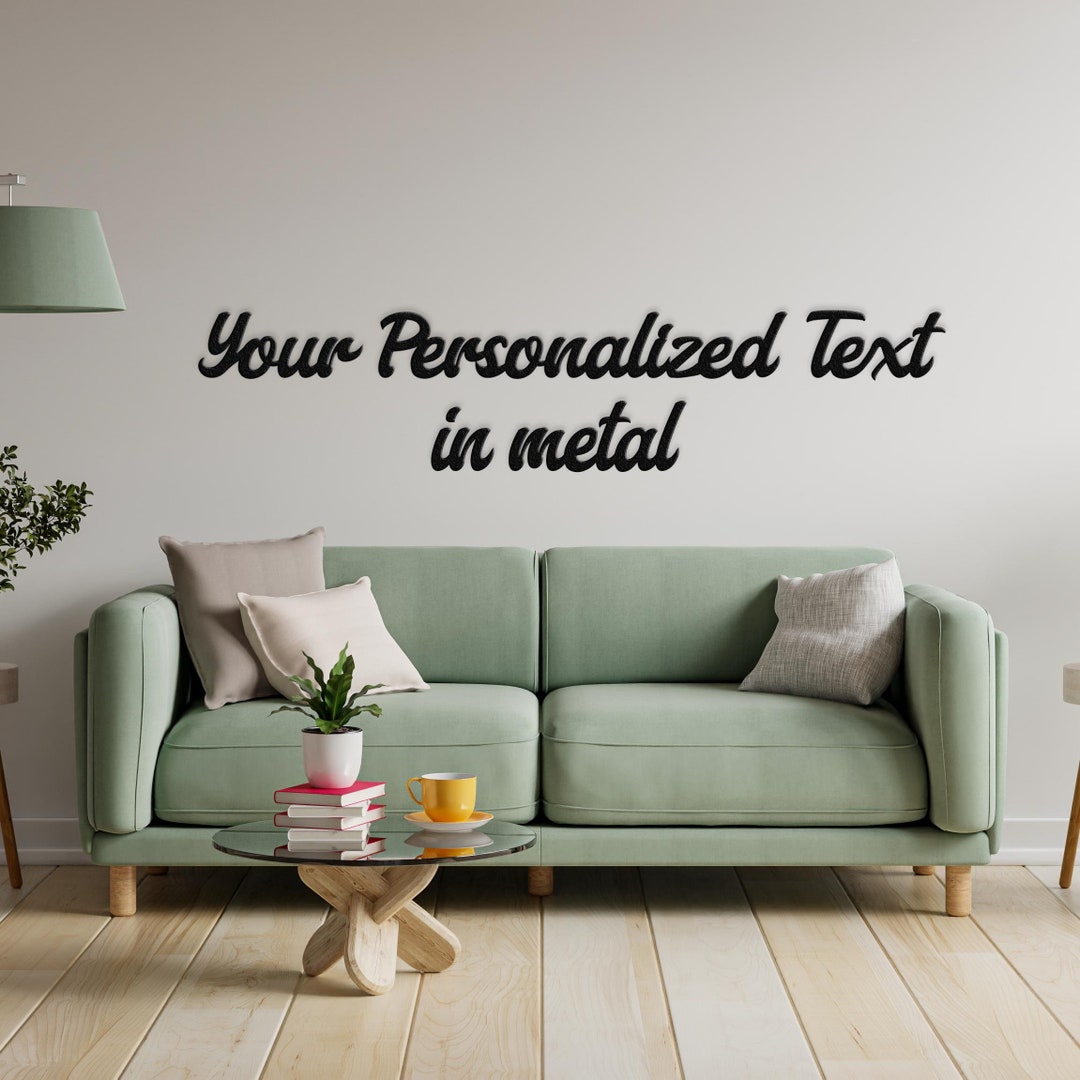 Custom Metal Words , Custom Metal Letter , Custom Home Decor , Custom ...