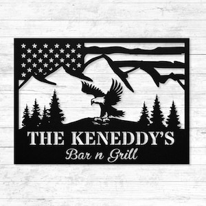 Backyard Bar & Grill Sign, BBQ Gifts for Dad, Poolside Sign, Outdoor Metal Sign, Family Diner, Christmas Gift for Dad Father&#39;s Day Gifts
