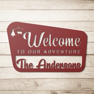 Custom National Park Sign, Wedding Sign, Camp Wedding, Hiker Gift, Nature Lover, Anniversary, Park theme, RV Camping Gifts