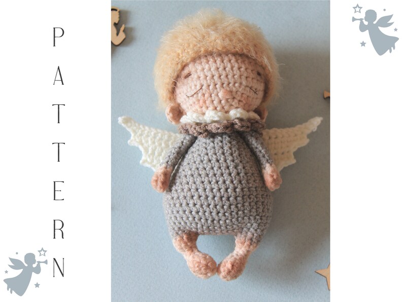 Christmas Angel Crochet Pattern Crochet Angel Toy Christmas Etsy