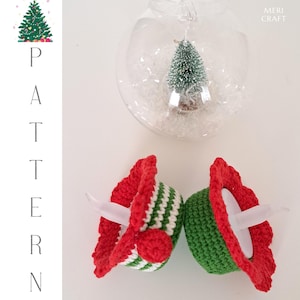 Crochet Elf Christmas Tealight Holder Pattern, Holiday Mood, Home Gecor(PDF)