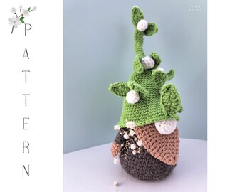 Gehaakt patroon bloeiende boomkabouter: amigurumi lentedecor (digitaal patroon)
