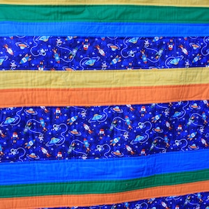 Outer Space Baby Quilt