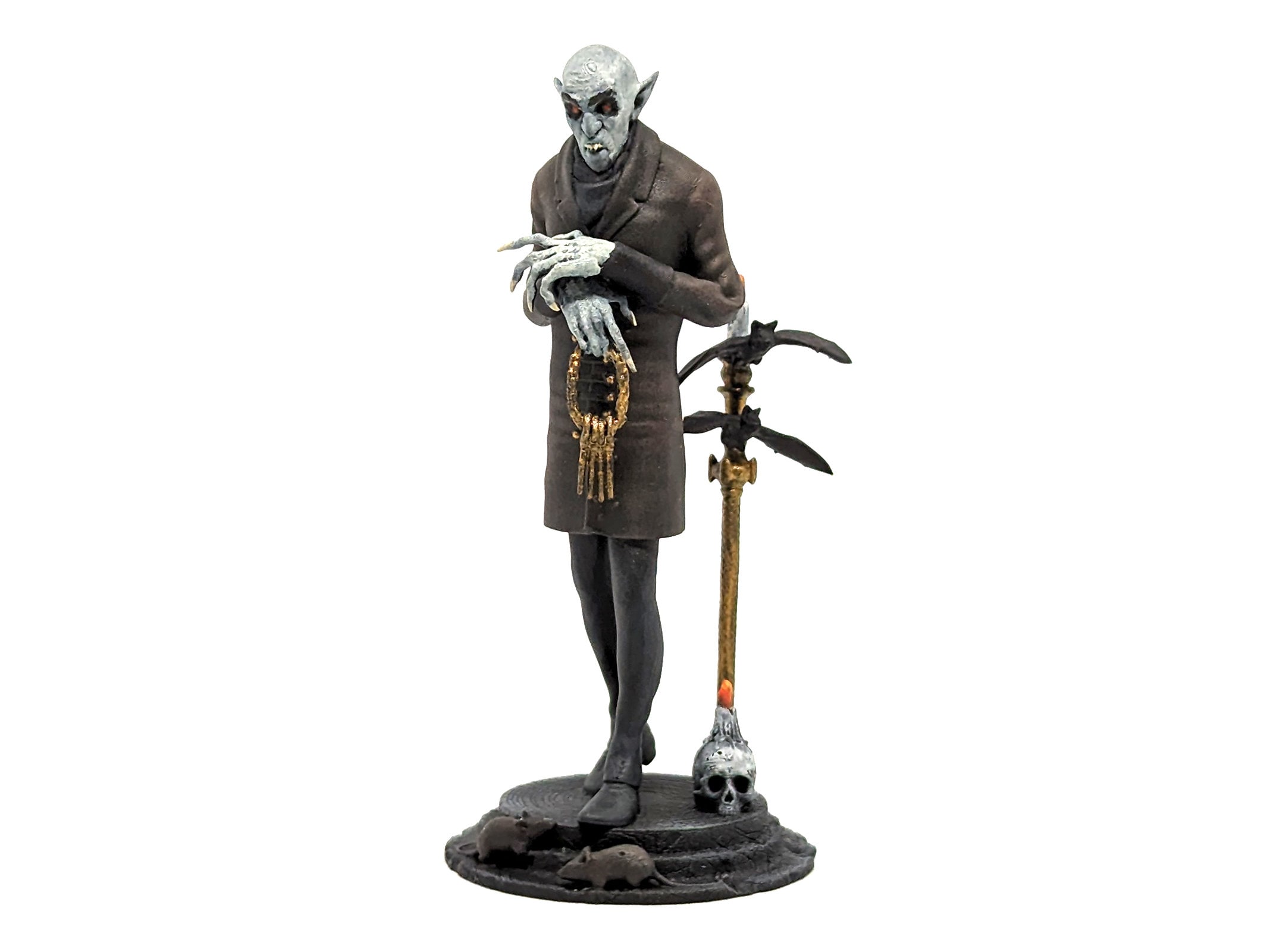 Nosferatu Miniature - Horror Movie Miniature - For Halloween Village, Lemax Spooky Town, Dept. 56, Tabletop, RPG