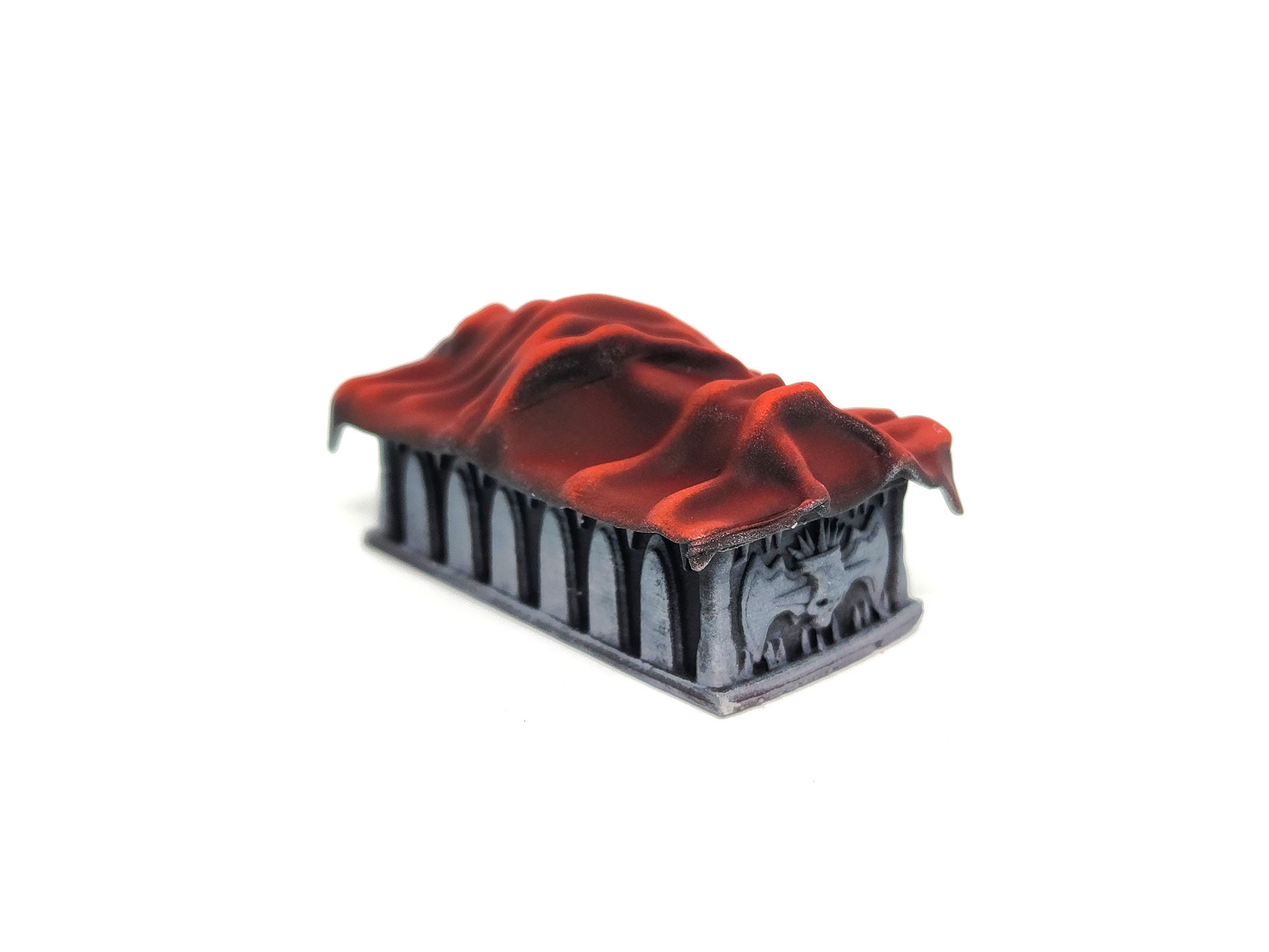Miniatuur begrafenisaltaar - voor Lemax Spooky Town, afdeling 56, tafelblad, RPG