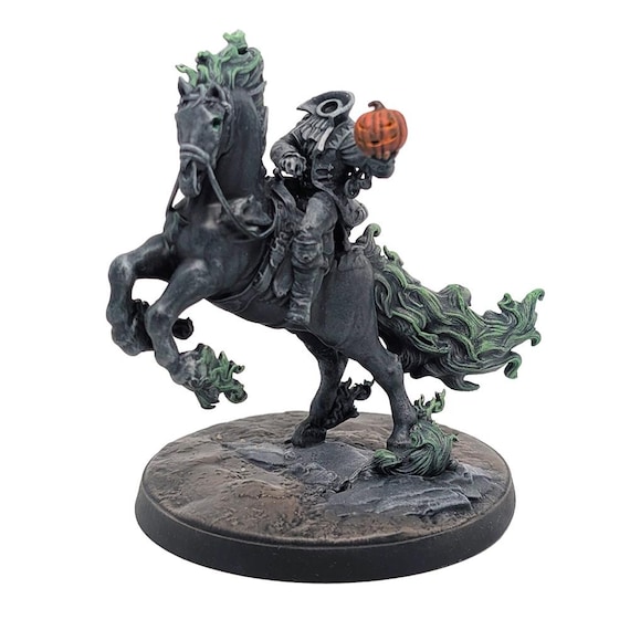 Headless Horseman - for Lemax Spooky Town, Dept. 56, Tabletop, RPG