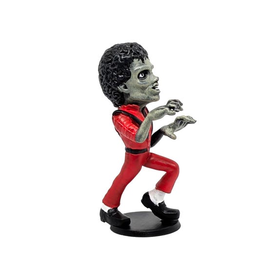 【超希少】マイケル・ジャクソン  Thriller 置物 Michael Jackson Thriller Miniature - for Lemax Spooky Town, Dept