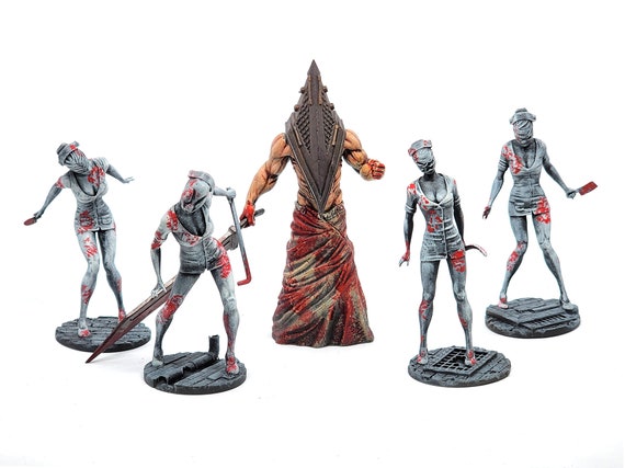 Silent Hill - Pyramid Head and Nurses - for Lemax Spooky Town