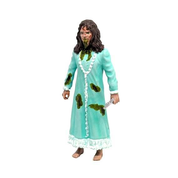 Regan MacNeil - The Exorcist - Horror Miniature for Halloween Village, Lemax Spooky Town, Dept. 56, Tabletop, RPG