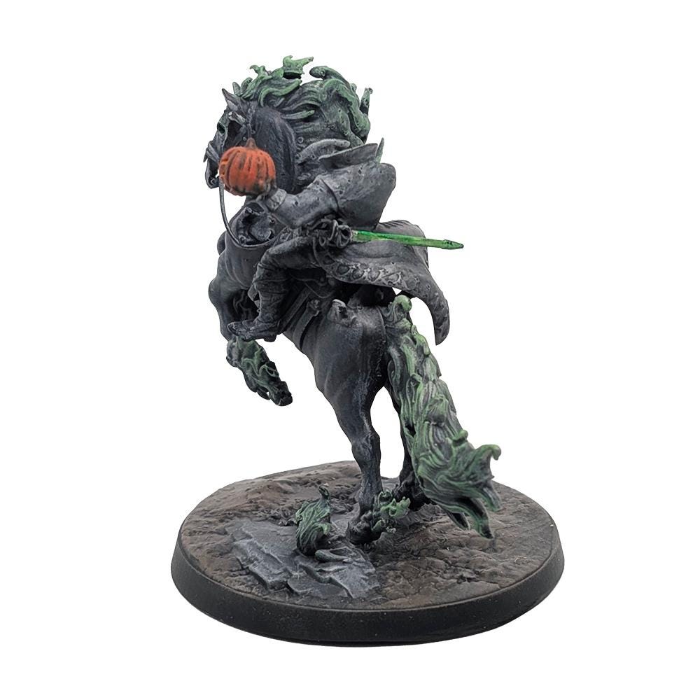 Headless Horseman - for Lemax Spooky Town, Dept. 56, Tabletop, RPG