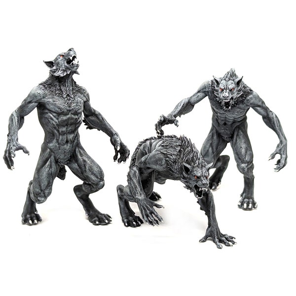 Werewolves Werewolf - For Lemax Spooky Town, Dept. 56, Tabletop, RPG