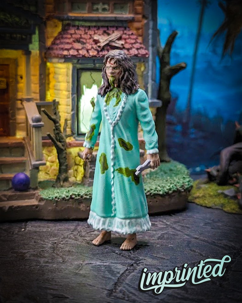 Regan MacNeil Exorcist Horror Miniature Spookytown Spooky Town Dept 56 D56