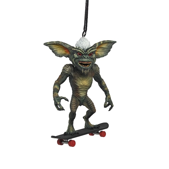 Gremlins Stripe on a Skateboard Ornament, Gremlins Movie Ornament