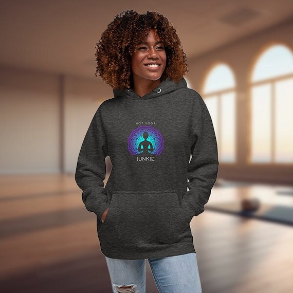 Hot Yoga Junkie Limited Edition Unisex Hoodie Cosy Warm Hot Yoga  Accessories Hot Yoga Gift 