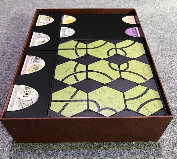 Railways of the Lost Atlas Board Game 3D Printed Insert (digital 