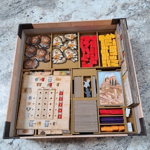 Ezra and Nehemiah Board Game 3D printed Insert PLA