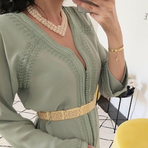 Elegant moroccan ramadan caftan, Unique raglan sleeve kaftan, Nikah dress, Arabic engagement dress, Henna dress, Eid al fitr 2025 kuftan.