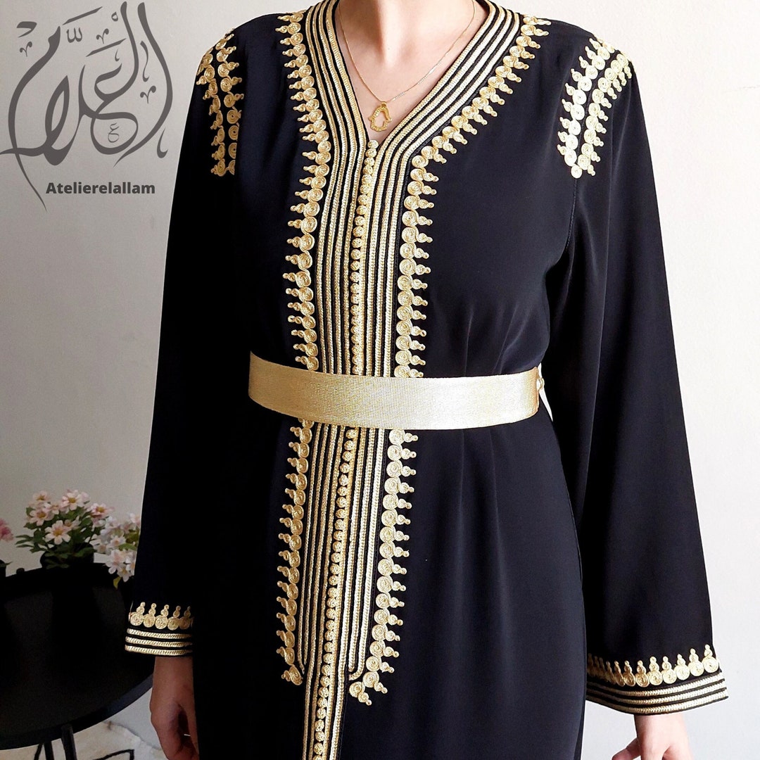 Moroccan Ramadan 2026 Caftan, Eid Al Fitr Kuftan, Embroidered Kaftan ...