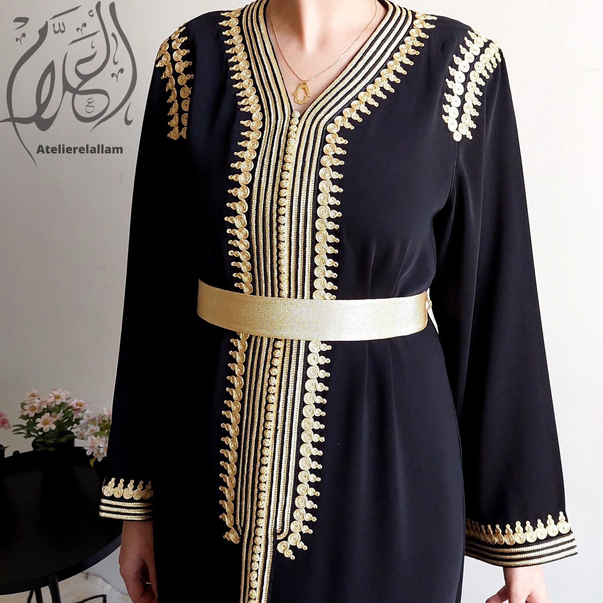 Moroccan Ramadan 2026 Caftan, Eid Al Fitr Kuftan, Embroidered