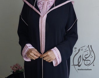 Classy Embroidered Moroccan Jellaba, Ramadan 2025 Djellaba, Eid Al