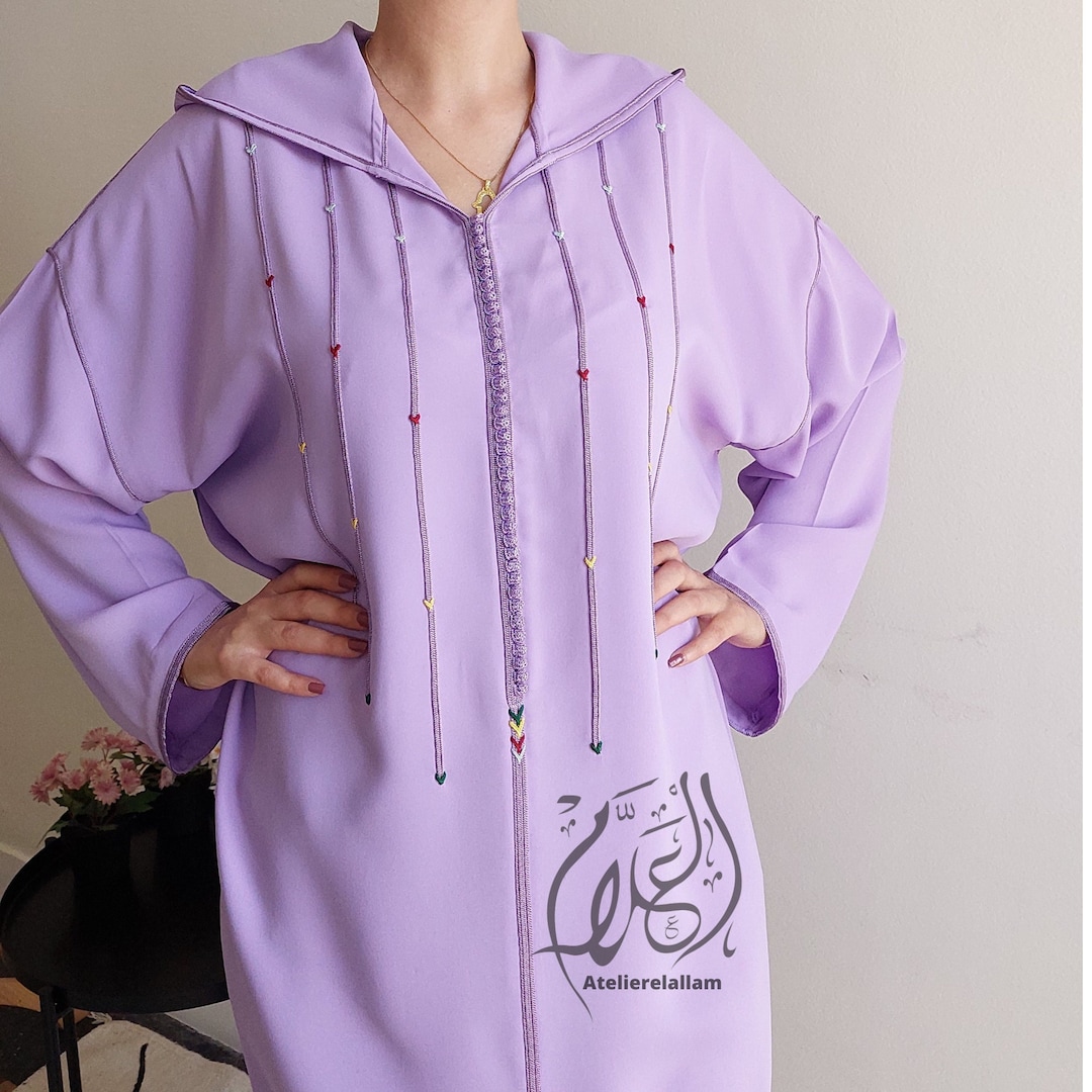 Moroccan Kaftan Jalaba 2021 Noir Tissu Djellaba 2019 Store