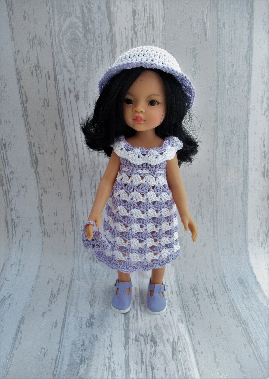 Crochet Dress Hat and Purse/handbag for Paola Reina Las Etsy