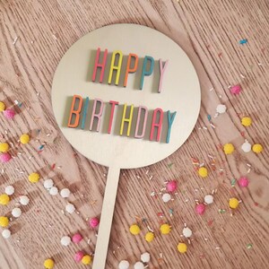 Personalized Cake Topper - Cake Topper for Birthday and Children&#39;s Birthday, Perfect Cake Decoration for Any Party