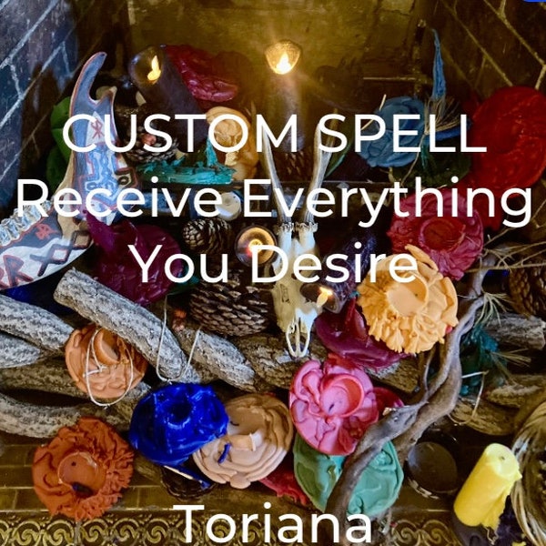 Custom Spell.Receive anything. One of a kind spell just for you. Anything you desire.Get it now Magic Witchcraft Wicca Incantations Conjure