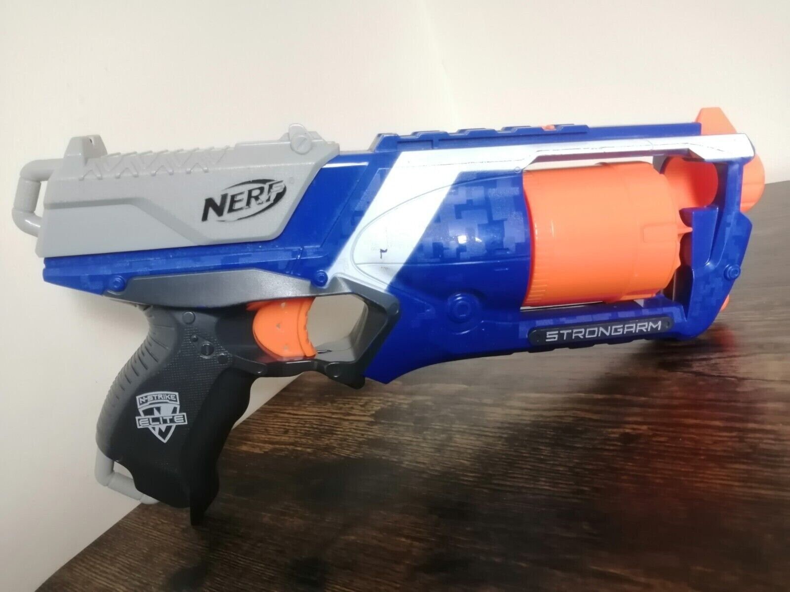 Nerf Strongarm Elite Nstrike Foam Dart Revolver Blaster Toy Etsy UK