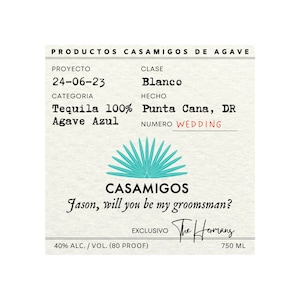 Custom Tequila Labels (Birthday, Anniversary, Wedding, Milestone)