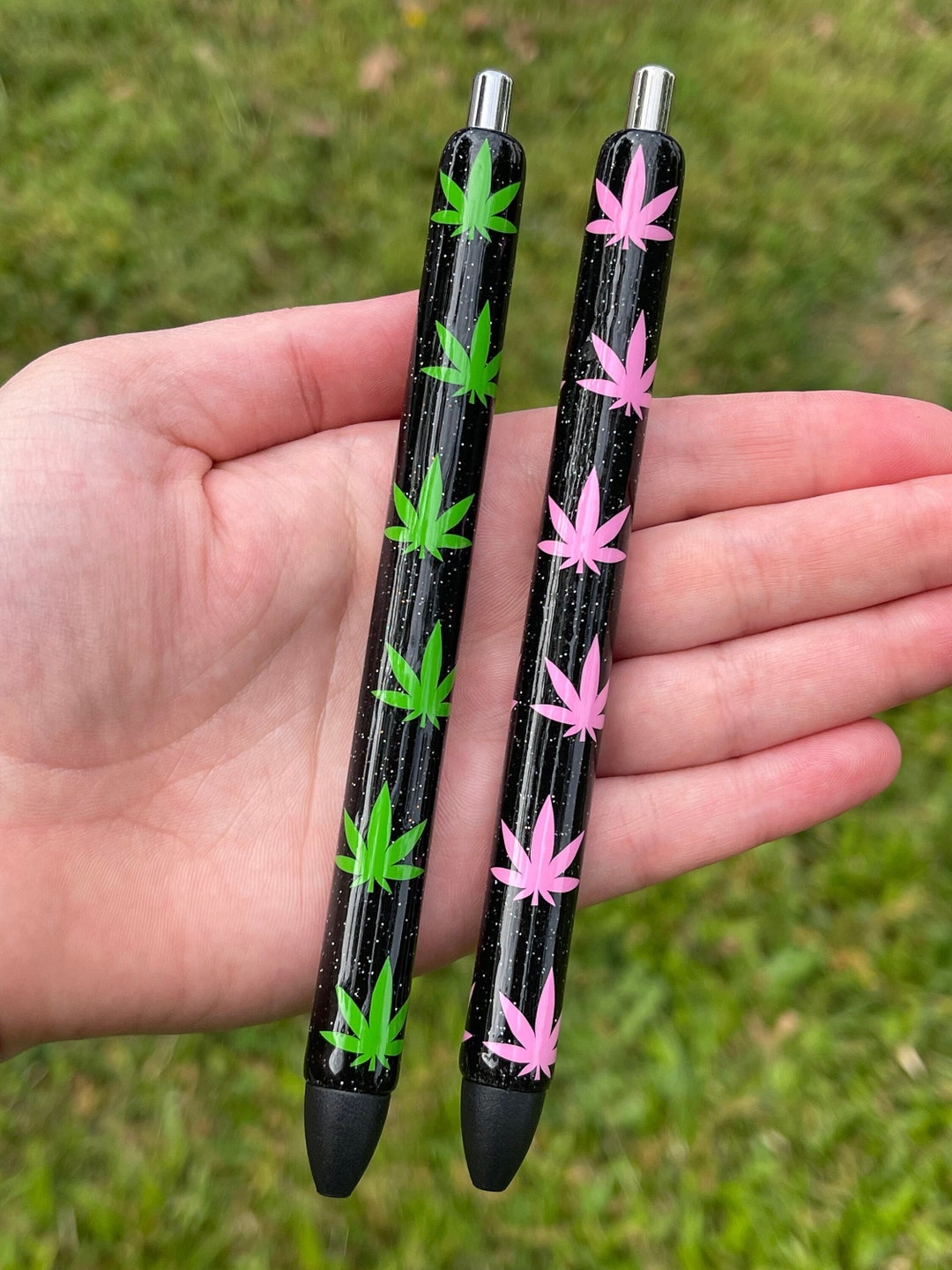 Marijuana Pot Leaf Pen Paper Mate Inkjoy Gel Pen REFILLABLE INK Etsy