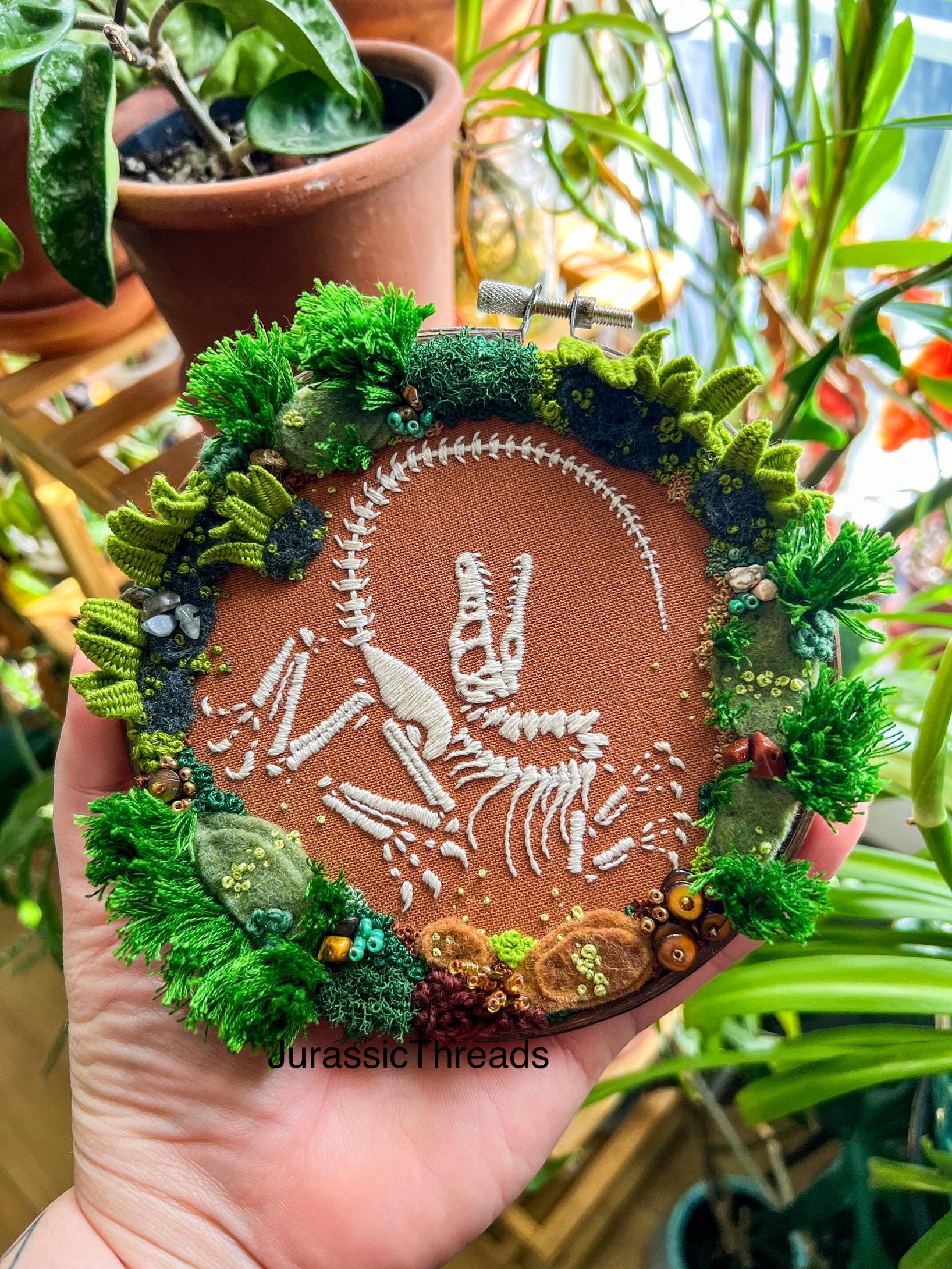 Custom Dinosaur Embroidery