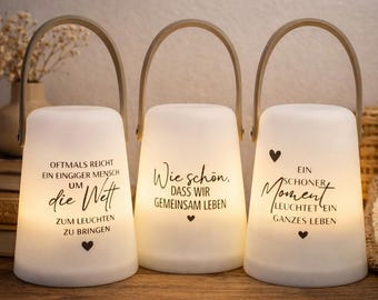 LED Lampen Outdoor  Indoor batteriebetrieben und Timer Sprüche Geburtstag Geschenkideen Draußen Garten Party Me Time