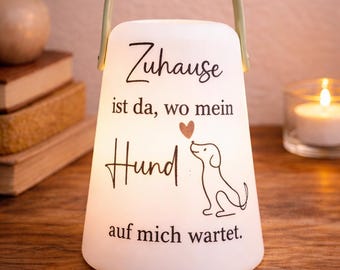 LED Lamps Outdoor Indoor Battery Operated and Timer Dog Mom Dogs Love Dog Love Happiness 4 Paws Paw Happiness Dog