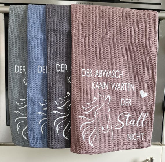 Geschirrhandtuch Pferd Pferdefreunde Stall